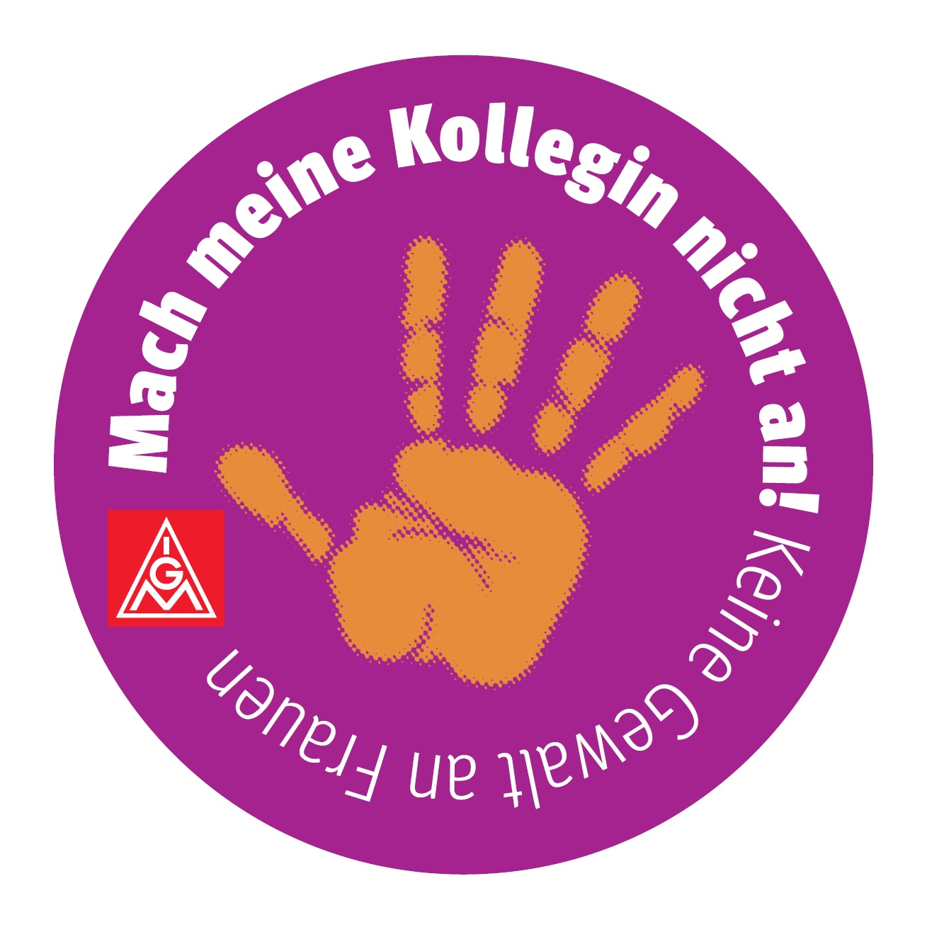 Hochhalterschilder-Gegen Gewalt an Frauen